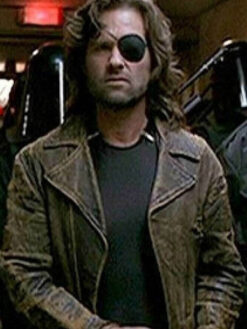 Snake Plissken Distressed Brown Jacket