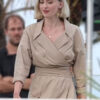 Sophie Turner Beige Coat