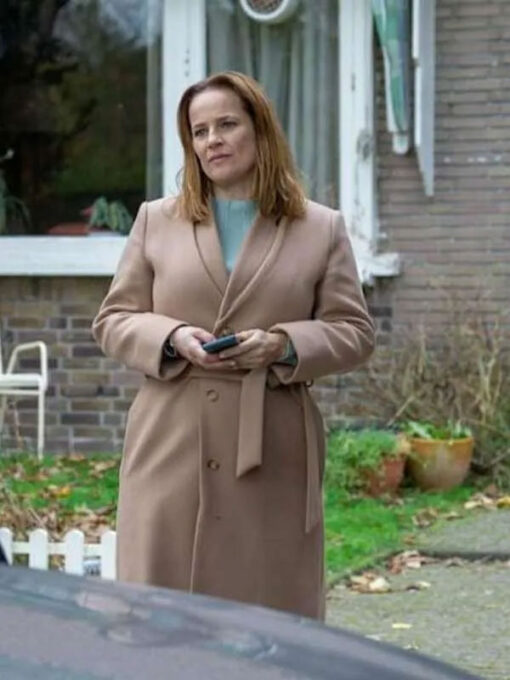 Sylvia van Maele Brown Coat