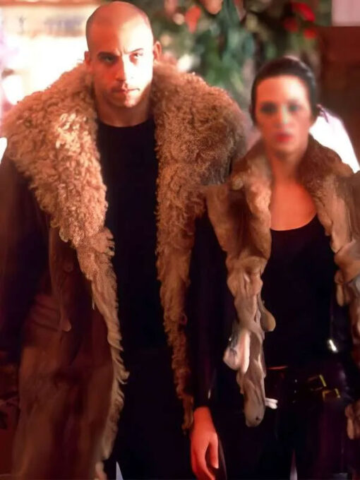 Xander Cage Shearling Brown Leather Coat