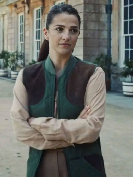 Yasmin Kara Hanani Green Vest