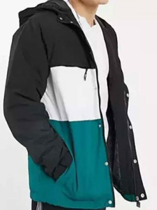 Young Vinnie Color Block Hooded Jacket