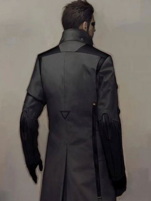 Adam Jensen Black Trench Coat