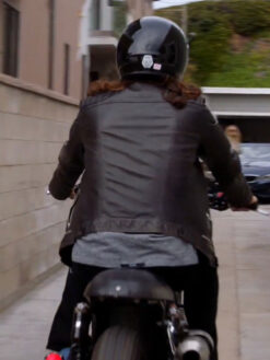 Ben Robson Black Leather Biker Jacket