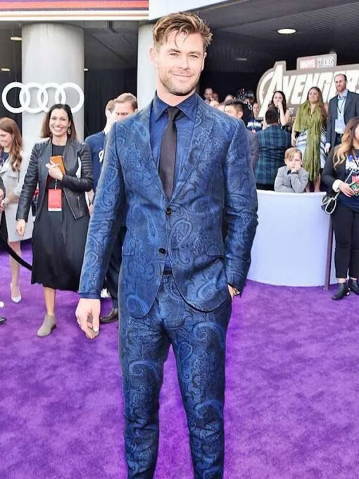 Chris Hemsworth Blue Suit