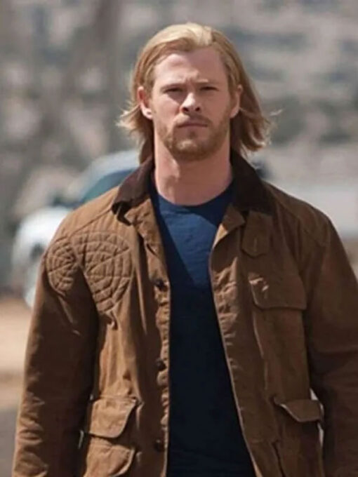 Chris Hemsworth Brown Jacket