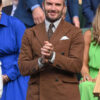 David Beckham Brown Blazer