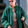 Hailey Bieber Green Jacket