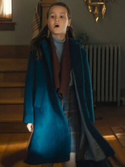 Imogene Blue Wool Coat