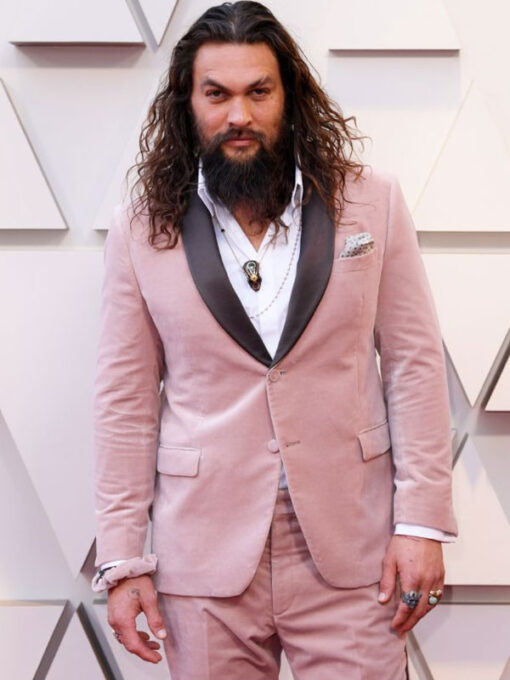 Jason Momoa Pink Suit