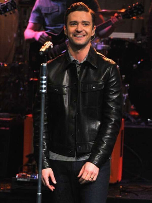 Justin Timberlake Leather Jacket