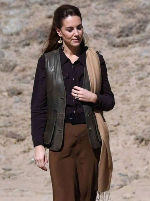 Kate Middleton Green Vest