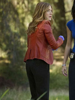 Maura Isles Red Blazer Jacket