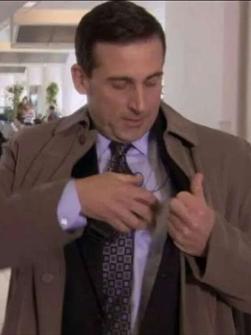 Michael Scott Brown Coat