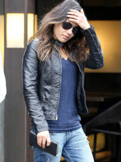 Mila Kunis Leather Jacket