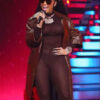 Nicki Minaj Brown Coat