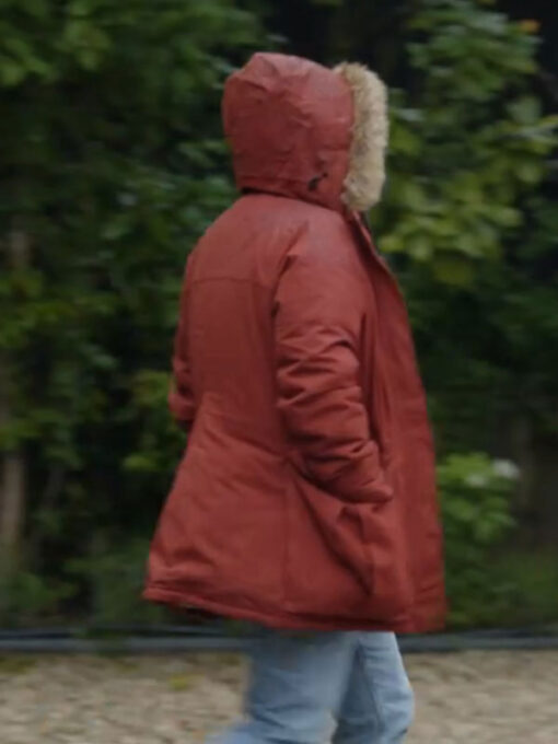 Pearl Nolan Red Hooded Jacket