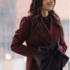 Simulant Faye Maroon Coat