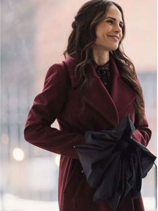 Simulant Faye Maroon Coat