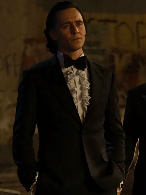 Tom Hiddleston Black Suit