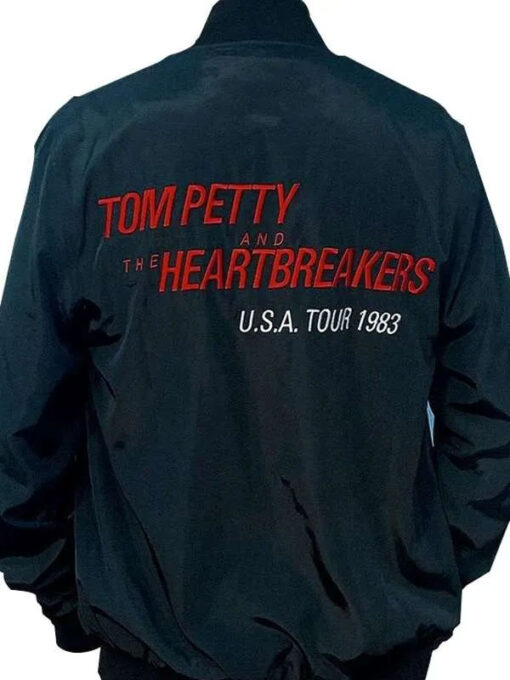 Tom Petty Black Bomber Jacket