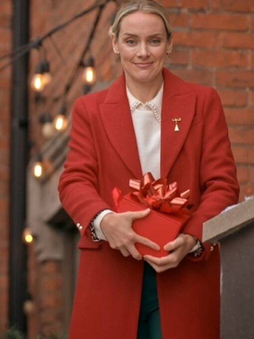 Whitney Wool Red Coat