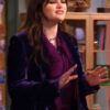 Alex Russo Purple Coat