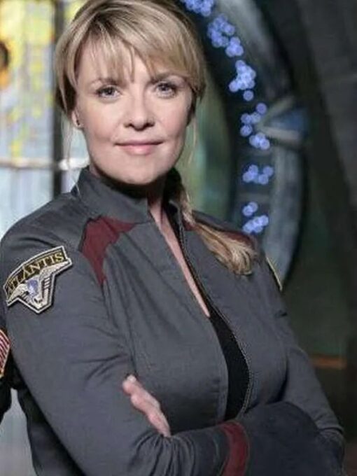 Amanda Tapping Uniform Gray Jacket