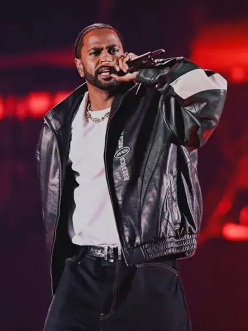 Big Sean Black Leather Jacket