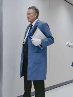 Burt Goodman Blue Trench Coat