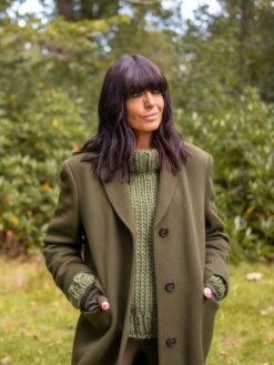 Claudia Winkleman Green Coat