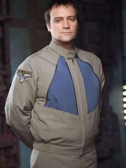 David Hewlett Beige Jacket