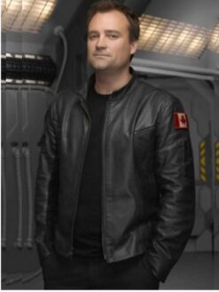 David Hewlett Black Jacket