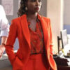 Gabi Mosely Orange Coat