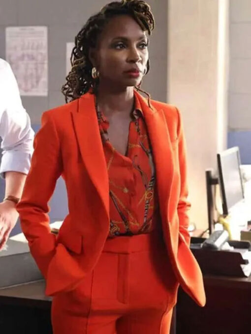 Gabi Mosely Orange Coat