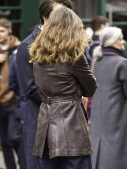 Helen Webb Brown Leather Coat