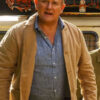 Hugh Bonneville Beige Blazer