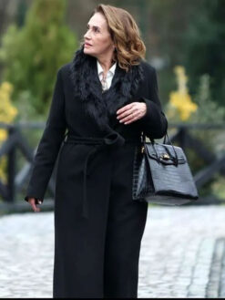 Hulya Soykan Black Wool Coat