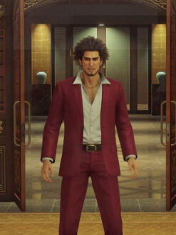 Ichiban Kasuga Maroon Suit