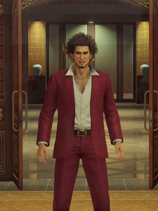 Ichiban Kasuga Maroon Suit