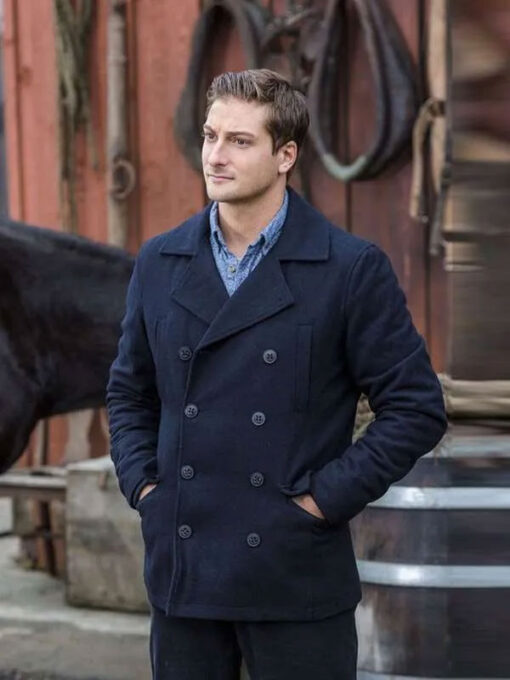 Jack Thornton Blue Peacoat