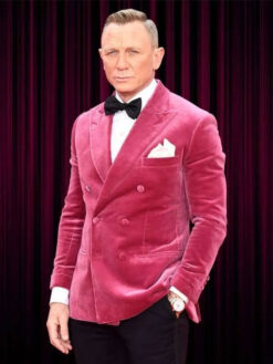 James Bond Pink Velvet Coat