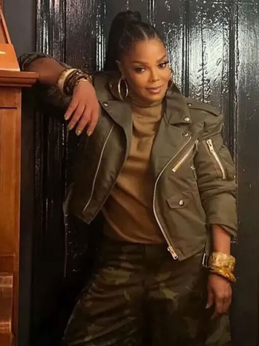 Janet Jackson Green Jacket