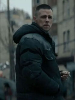 Jared Abrahamson Black Hooded Jacket