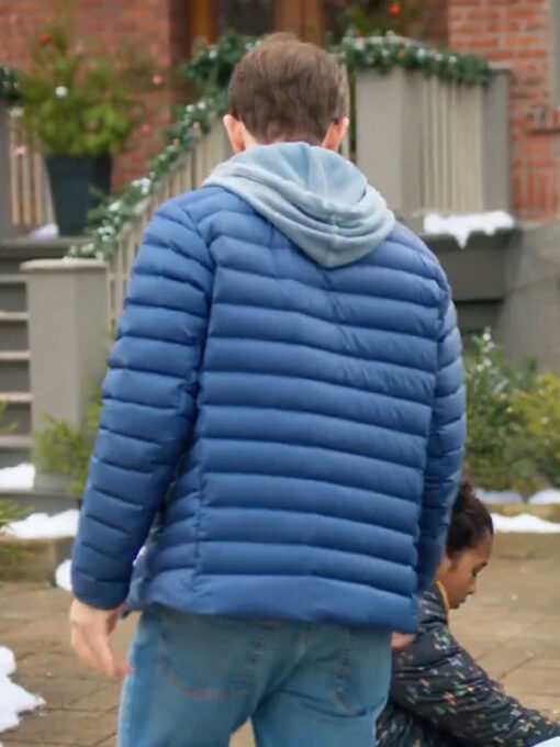 Joey McIntyre Blue Puffer Jacket