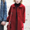 Kiernan Shipka Red Coat