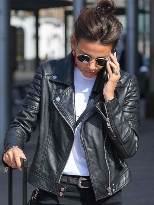 Michelle Keegan Black Jacket