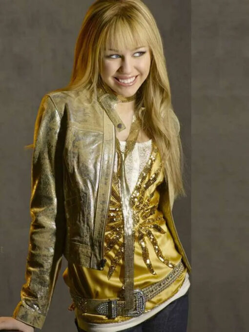 Miley Stewart Gold Jacket