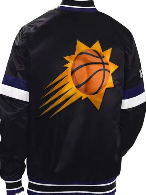 Phoenix Suns Black Varsity Bomber Jacket