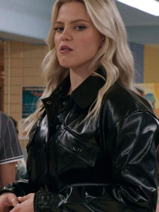 Regina George Black Leather Jacket